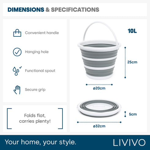 Collapsible Bucket With Handle