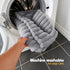 Petlicity Snuggle Padded Cat Radiator Bed 56x35x25cm - Striped Faux Fur - Grey