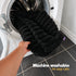 Petlicity Snuggle Padded Cat Radiator Bed 56x35x25cm - Striped Faux Fur - Black