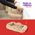 Petlicity Snuggle Padded Cat Radiator Bed 56x35x25cm - Striped Faux Fur - Beige