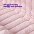Petlicity Snuggle Padded Cat Radiator Bed 56x35x25cm - Striped Faux Fur - Pink