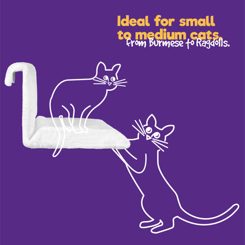 Cat Radiator Bed - White