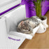 Cat Radiator Bed - White