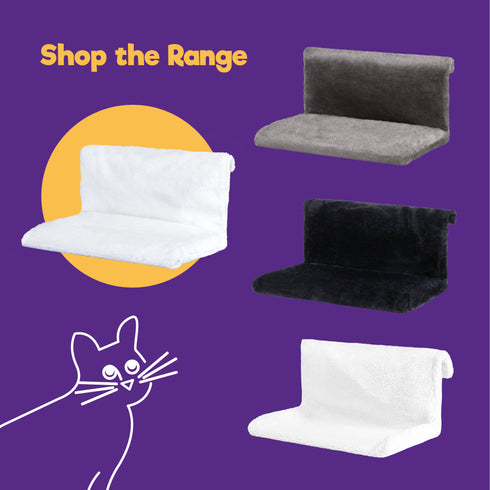 Cat Radiator Bed - White