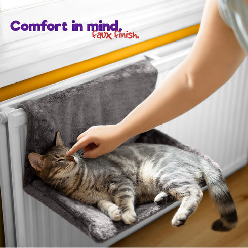 Cat Radiator Bed - Grey