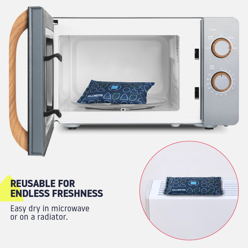 Hillington Reusable Car Dehumidifier Bags 2 x 250g - Activated Carbon