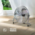 Chrome Floor Fan - 14"