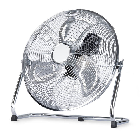 Chrome Floor Fan - 14"