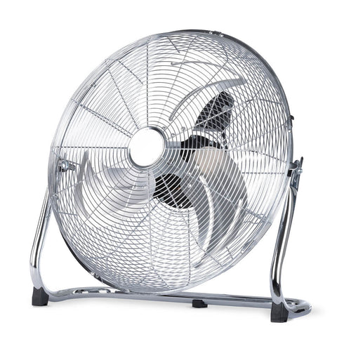 Chrome Floor Fan - 18"