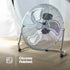 Chrome Floor Fan - 18"