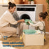 Livivo Collapsible Fabric Laundry Storage Bag 2-Pack - Space-Saving Organization Solution - Beige