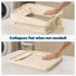 Livivo Collapsible Fabric Laundry Storage Bag 2-Pack - Space-Saving Organization Solution - Beige