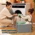 Livivo Collapsible Fabric Laundry Storage Bag 2-Pack - Space-Saving Organization Solution - Grey