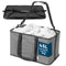 Collapsible Fabric Laundry Storage Basket with Carrying Strap - 45L Foldable Hamper Grey