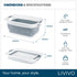 Foldaway Laundry Basket- Grey