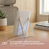 LIVIVO Freestanding LED Cosmetic Mirror Rechargeable - 3 Lighting Modes Adjustable Makeup Mirror