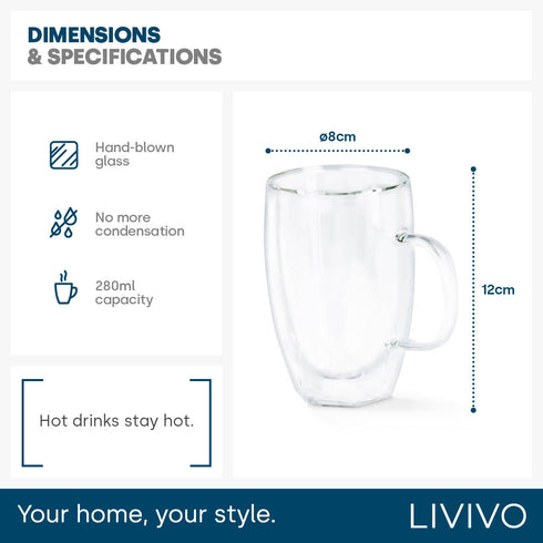 Double-Walled Thermo Mug - Set of 2