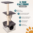 3 Tier Cat Activity Tree and Scratching Post