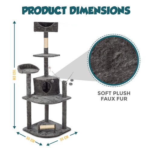 4 Tier Cat Activity Tree and Scratching Post
