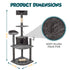 4 Tier Cat Activity Tree and Scratching Post