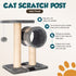 Cat Scratch Post with Bed and Tunnel