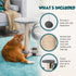Cat Scratch Post with Bed and Tunnel