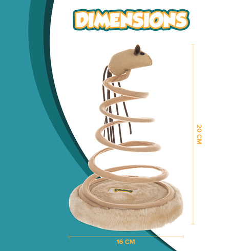 Cat Spiral Springing Toy