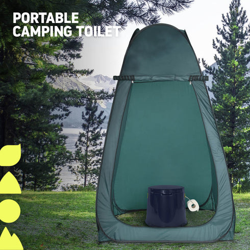 Portable Camping Toilet - Navy