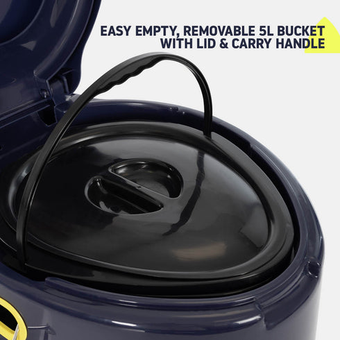 Portable Camping Toilet - Navy