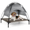 Elevated Dog Bed with Canopy Shade L