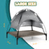 Elevated Dog Bed with Canopy Shade L