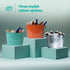 Galvanised Steel Drinks Bucket - Coral