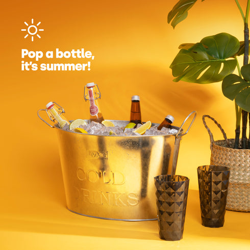 Galvanised Ice bucket & Champagne Bath