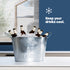 Galvanised Ice bucket & Champagne Bath