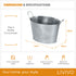 Galvanised Ice bucket & Champagne Bath