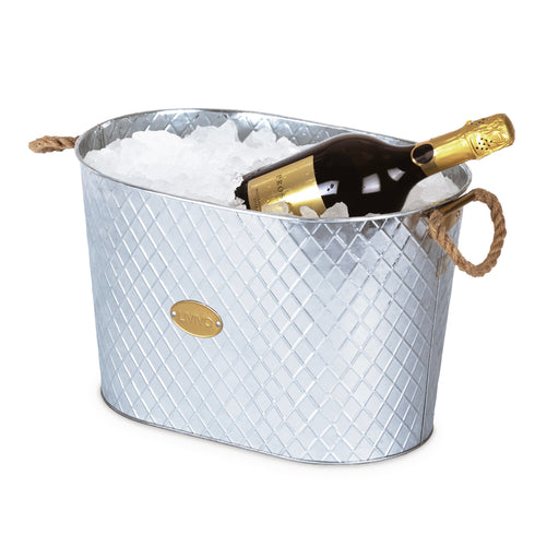 Polished Steel Ice Bucket