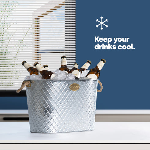 Polished Steel Ice Bucket
