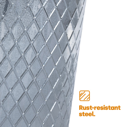 Polished Steel Ice Bucket