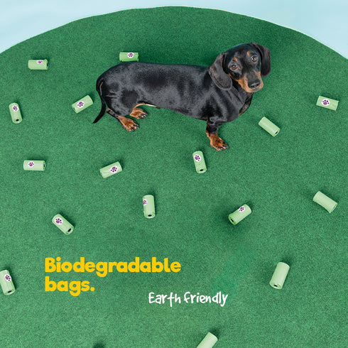 Dog Poop Bag Holder with 600 Bags