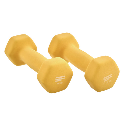 Neoprene Hand Weight Dumbbell Set -  1.5kg