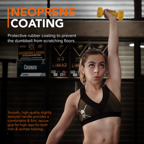 Neoprene Hand Weight Dumbbell Set -  1.5kg