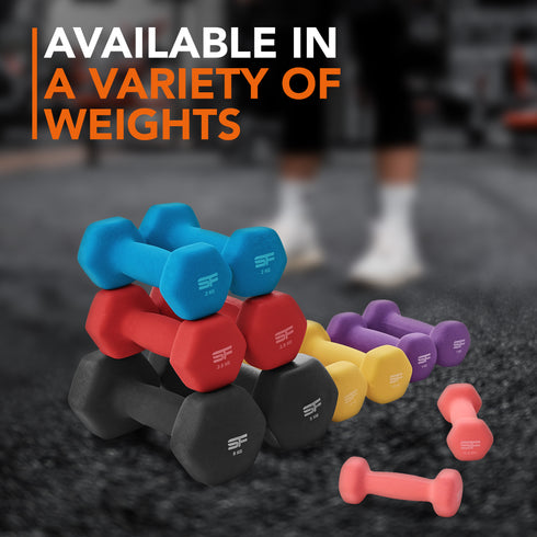 Neoprene Hand Weight Dumbbell Set -  1.5kg
