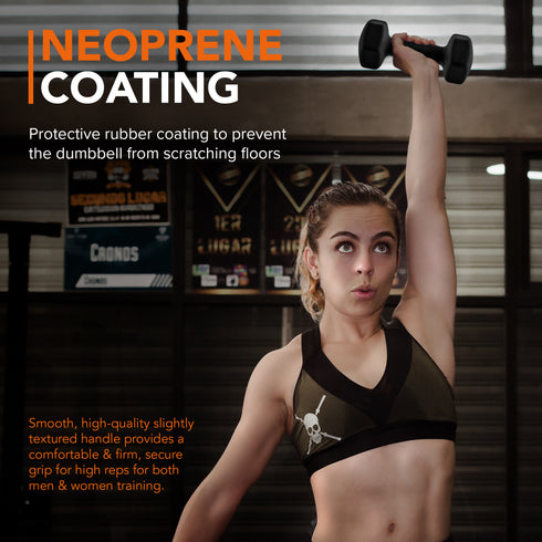 Neoprene Hand Weight Dumbbell Set - 5kg