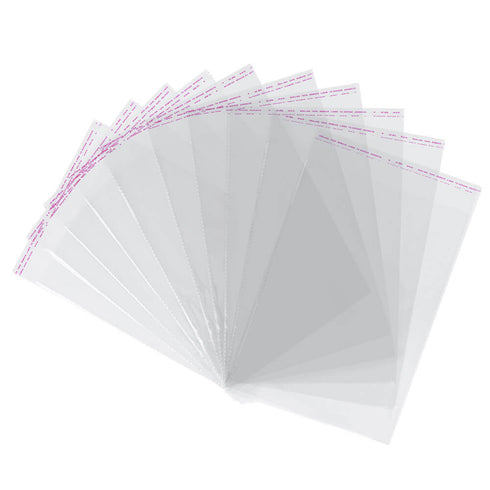 100 Cellophane Self-Adhesive Bags