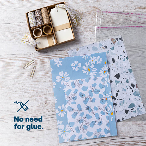 100 Cellophane Self-Adhesive Bags