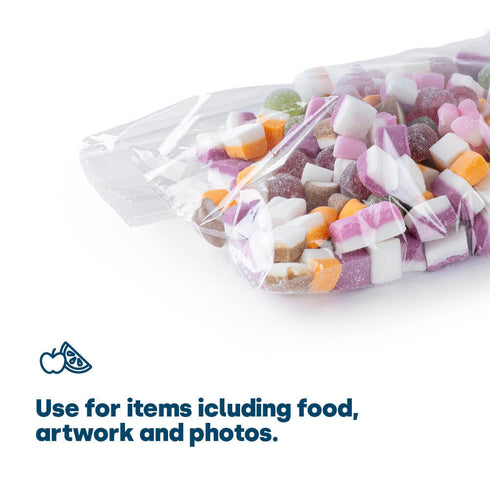 100 Cellophane Self-Adhesive Bags