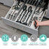 Adjustable Drawer Organiser - Grey