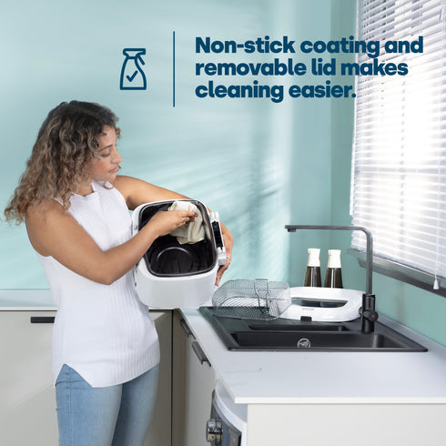 2.5L Electric Deep Fat Fryer - White