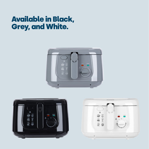 2.5L Electric Deep Fat Fryer - White