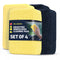 Hillington DemistPro Windscreen Cleaning Pad Set of 4 - Microfibre Demister for Car and Home
